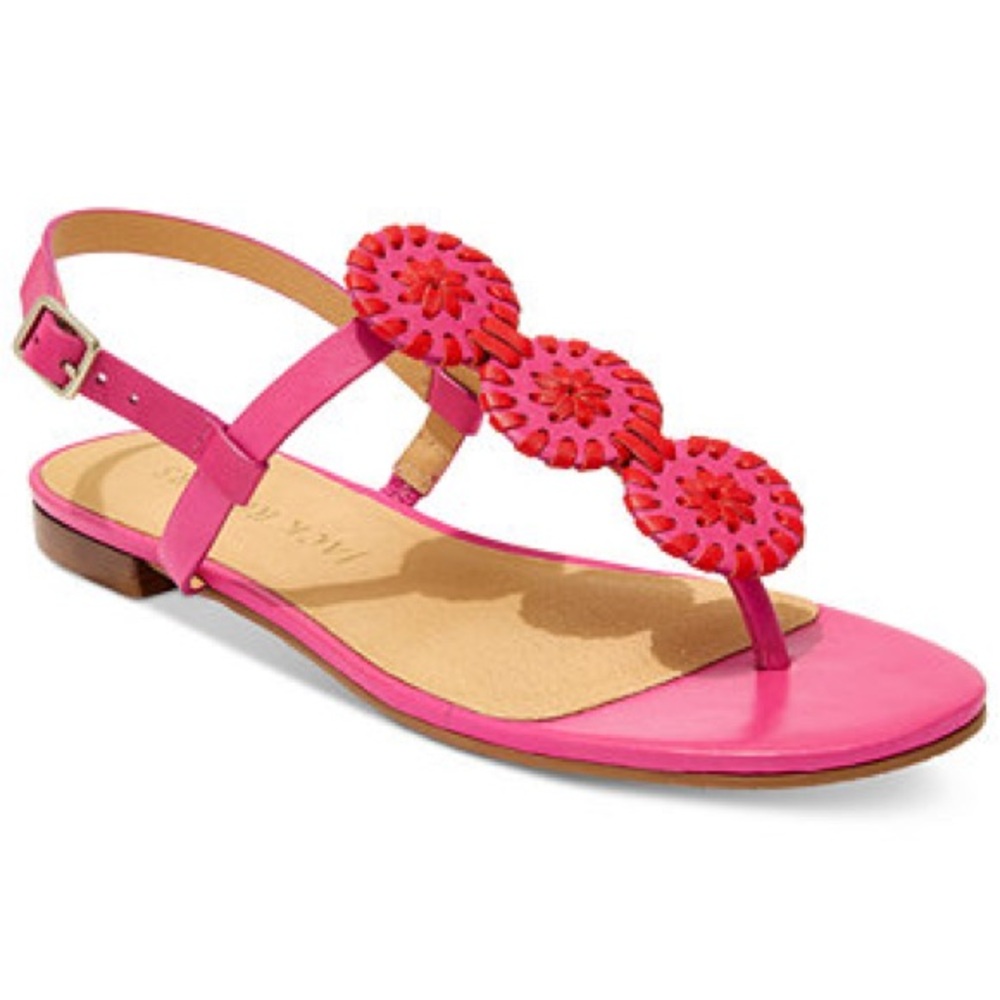 Jack Rogers Women's Walsh Whipstitch Slingback Flat Sandals